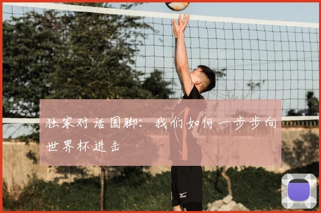 独家对话国脚:我们如何一步步向世界杯进击