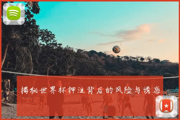 揭秘世界杯押注背后的风险与诱惑